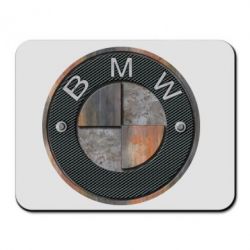 Коврик для мыши BMW Steel Logo - PrintSalon