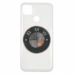 Чехол для Xiaomi Redmi 9c BMW Steel Logo - PrintSalon