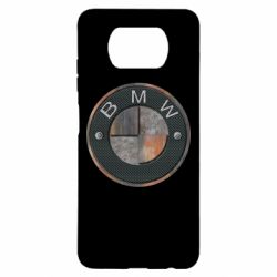 Чехол для Xiaomi Poco X3 BMW Steel Logo - PrintSalon