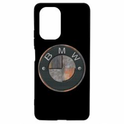Чехол для Xiaomi Poco F3/K40 BMW Steel Logo - PrintSalon