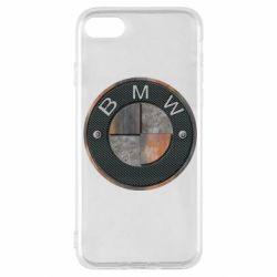 Чехол для iPhone SE 2022 BMW Steel Logo - PrintSalon