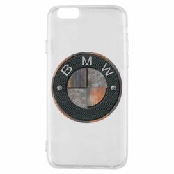 Чехол для iPhone 6/6S BMW Steel Logo - PrintSalon