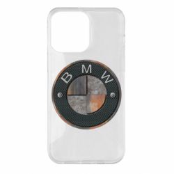 Чехол для iPhone 14 Pro Max BMW Steel Logo - PrintSalon