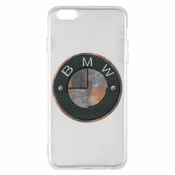 Чехол для iPhone 6 Plus/6S Plus BMW Steel Logo - PrintSalon