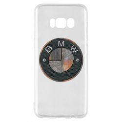 Чехол для Samsung S8 BMW Steel Logo - PrintSalon