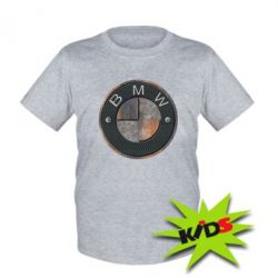 Детская футболка BMW Steel Logo - PrintSalon