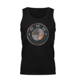 Мужская майка BMW Steel Logo - PrintSalon