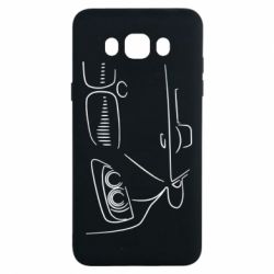 Чехол для Samsung J7 2016 BMW vector - PrintSalon