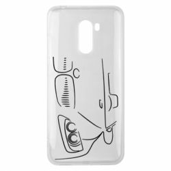 Чехол для Xiaomi Pocophone F1 BMW vector - PrintSalon