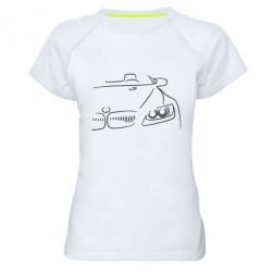 Женская футболка для спорта BMW vector - PrintSalon