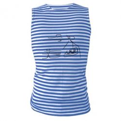 Майка-тельняшка BMW vector - PrintSalon