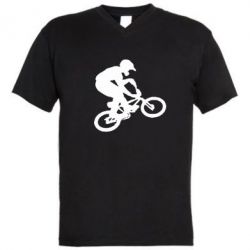 Чоловіча футболка з V-подібним вирізом BMX Extreme - PrintSalon