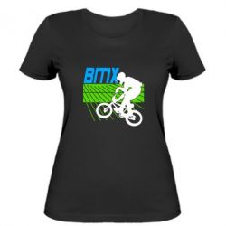 Женская футболка BMX Sport - PrintSalon