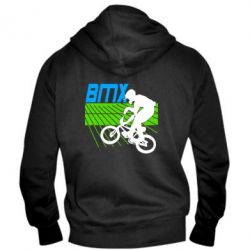 Мужское худи на молнии BMX Sport - PrintSalon