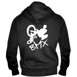 Мужское худи на молнии BMX - PrintSalon