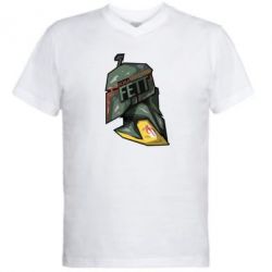 Мужская футболка  с V-образным вырезом Boba Fett - PrintSalon