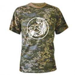 Камуфляжна футболка Бодібілдинг - PrintSalon