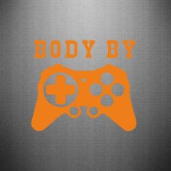 Наклейка BODY BY - PrintSalon