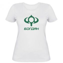 Женская футболка Богдан - PrintSalon