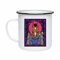 Кружка емальована Bojack Horseman icon - PrintSalon