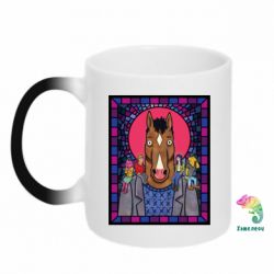 Чашка-хамелеон Bojack Horseman icon - PrintSalon