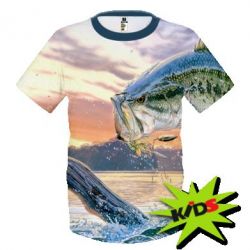 Дитяча 3D футболка Болію рибалкою - PrintSalon