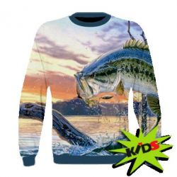 Дитячий 3D світшот Болію рибалкою - PrintSalon