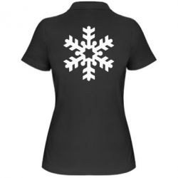 Жіноче поло Велика сніжинка - PrintSalon