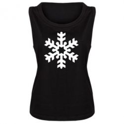 Майка жіноча Велика сніжинка - PrintSalon