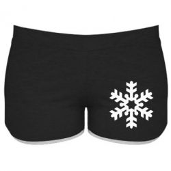 Жіночі шорти Велика сніжинка - PrintSalon