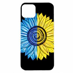 Чехол для iPhone 14 Plus Большой подсолнух Украина