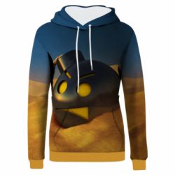 Женское 3D худи Bomb in the sand - PrintSalon