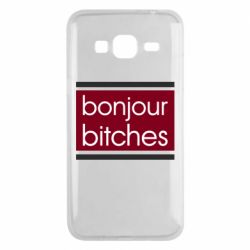 Чехол для Samsung J3 2016 Bonjour bitches - PrintSalon