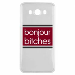 Чехол для Samsung J7 2016 Bonjour bitches - PrintSalon