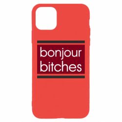 Чехол для iPhone 11 Pro Max Bonjour bitches - PrintSalon