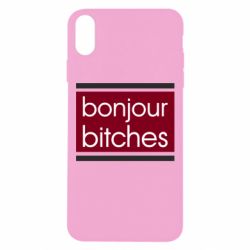 Чехол для iPhone Xs Max Bonjour bitches - PrintSalon
