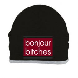 Шапка Bonjour bitches - PrintSalon