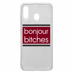 Чехол для Samsung A20 Bonjour bitches - PrintSalon