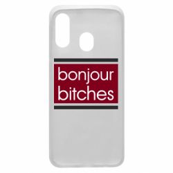 Чехол для Samsung A40 Bonjour bitches - PrintSalon
