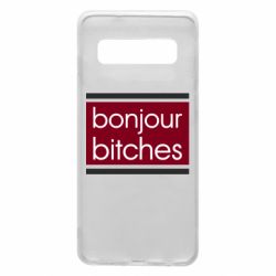 Чехол для Samsung S10 Bonjour bitches - PrintSalon