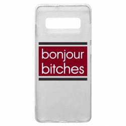 Чехол для Samsung S10+ Bonjour bitches - PrintSalon