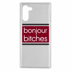 Чехол для Samsung Note 10 Bonjour bitches - PrintSalon