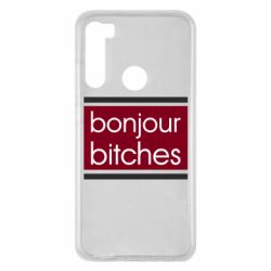 Чехол для Xiaomi Redmi Note 8 Bonjour bitches - PrintSalon