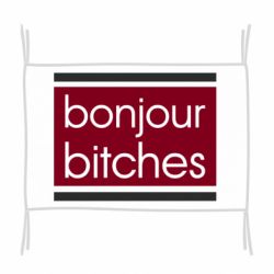 Флаг Bonjour bitches - PrintSalon