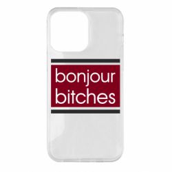 Чехол для iPhone 14 Pro Max Bonjour bitches - PrintSalon