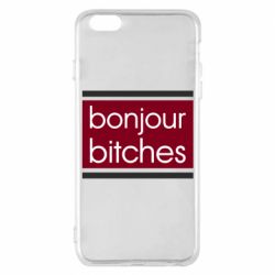 Чехол для iPhone 6 Plus/6S Plus Bonjour bitches - PrintSalon