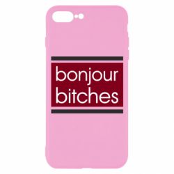 Чехол для iPhone 7 Plus Bonjour bitches - PrintSalon