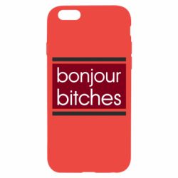 Чехол для iPhone 6/6S Bonjour bitches - PrintSalon