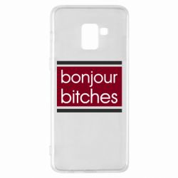 Чехол для Samsung A8+ 2018 Bonjour bitches - PrintSalon