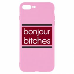 Чехол для iPhone 8 Plus Bonjour bitches - PrintSalon